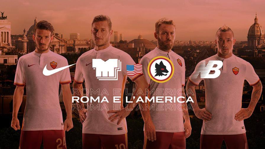 Roma-Usa, la storia continua: come saranno le nuove maglie New Balance?
